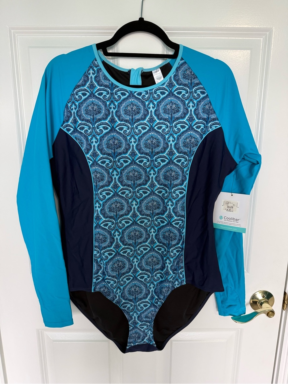 NWT Coolibar L/S One Piece Swimsuit